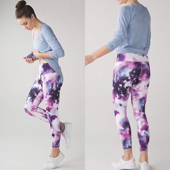 NWT Lululemon High Times Leggings Blooming Pixie Tights High Rise Rare